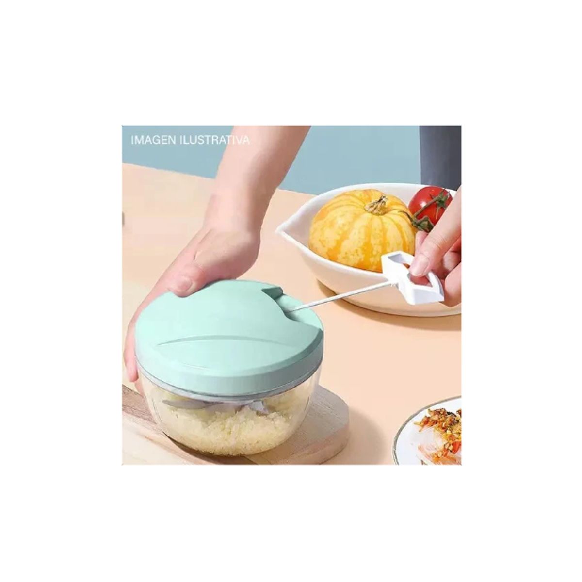 GENERICO - Procesador de alimentos Manual a cuerda