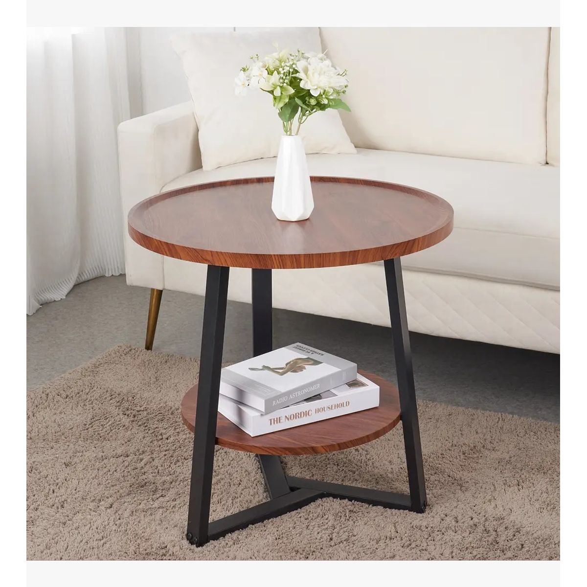 CORI CORI - Mesa de centro trabajo y cafe - Madera Oscura