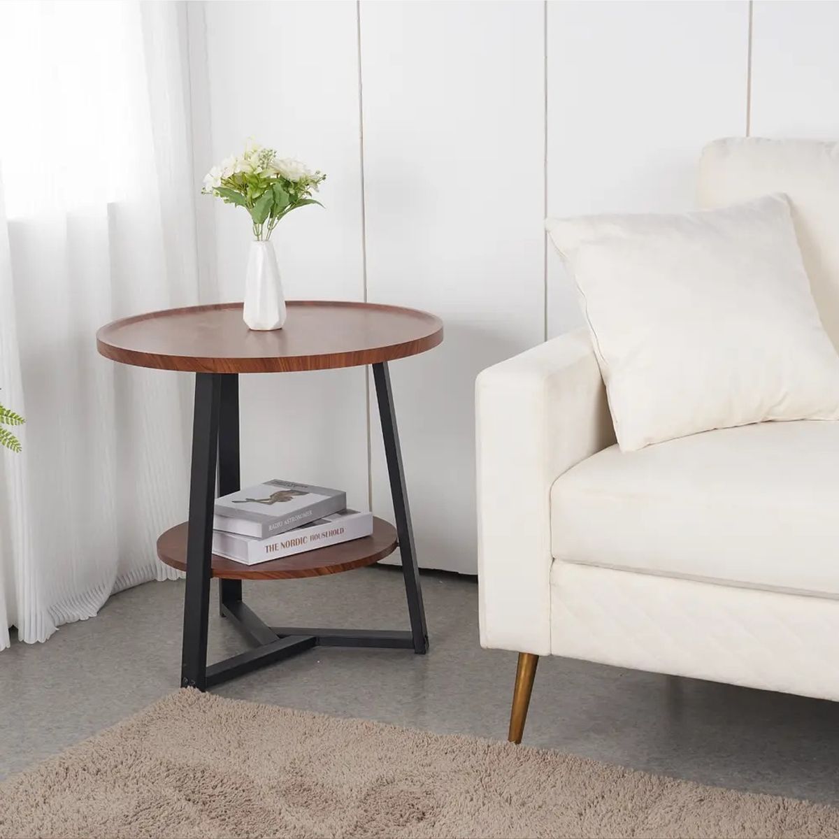 CORI CORI - Mesa de centro trabajo y cafe - Madera Oscura