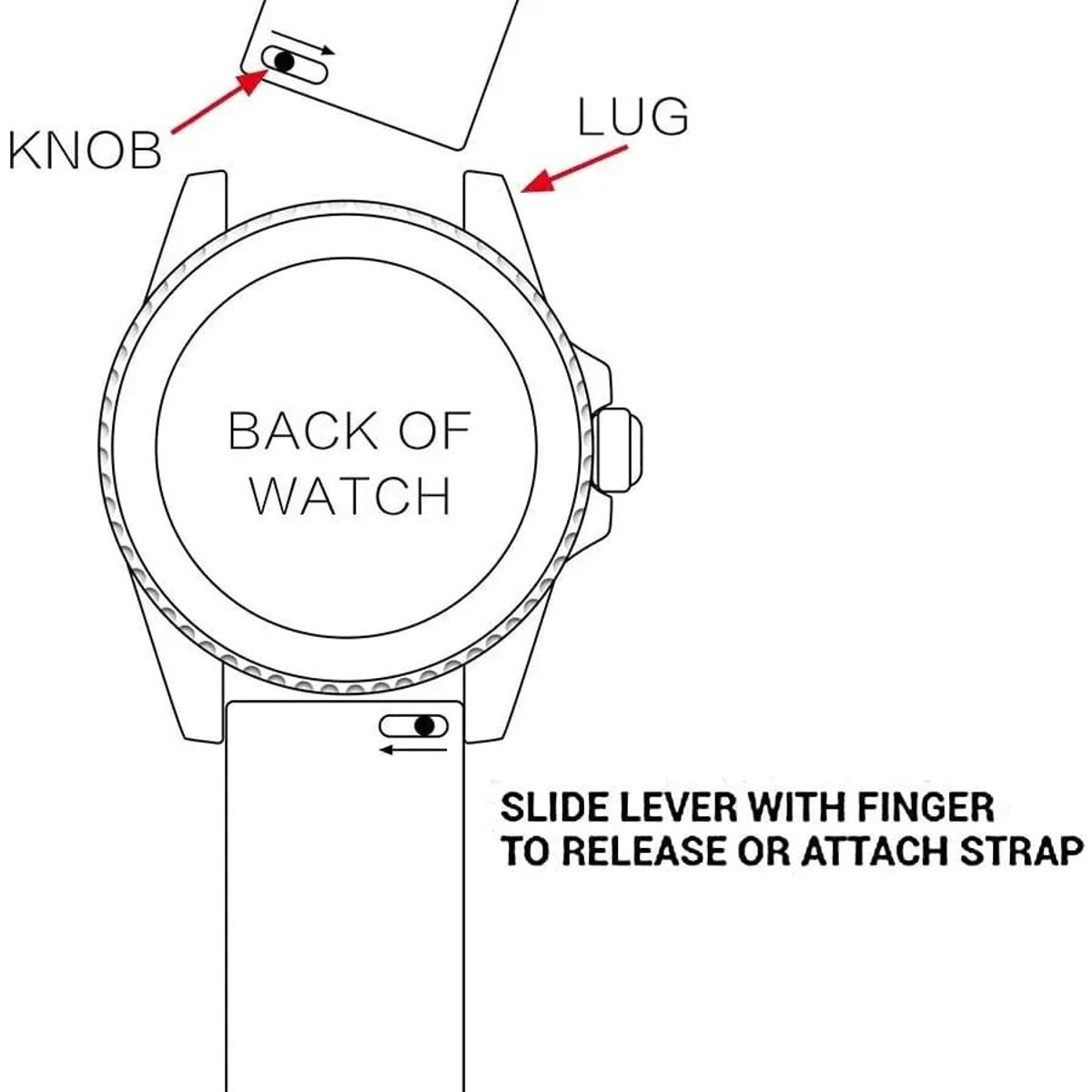 GENERICO - Correa SmartWatch 22 mm Cuero Gris Oscuro Hilo Gris