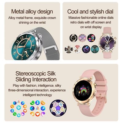Imagen 2 del producto Reloj Inteligente Smartwatch Elegante Monitoreo Salud Modo Deportes