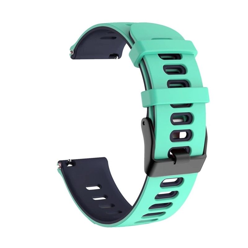 GENERICO - Correa Smartwatch Silicona Turquesa Azul Oscuro