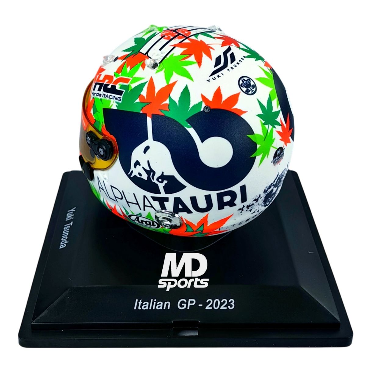 SPARK - Casco Formula 1 Yuki Tsunoda AlphaTauri Monza 2023 Spark 1:5