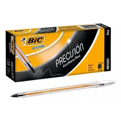 GENERICO - Bolígrafo BIC Cristal 0.8mm Fino Caja 12 Lápiz Cristal
