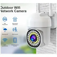 GENERICO - Cámara de Seguridad IP WiFi 1080P Protección Inteligente Bidireccional