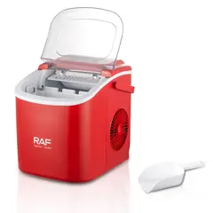 GENERICO - Maquina De Hielo Express 26lbs Compacta Portátil Hogar Red MD