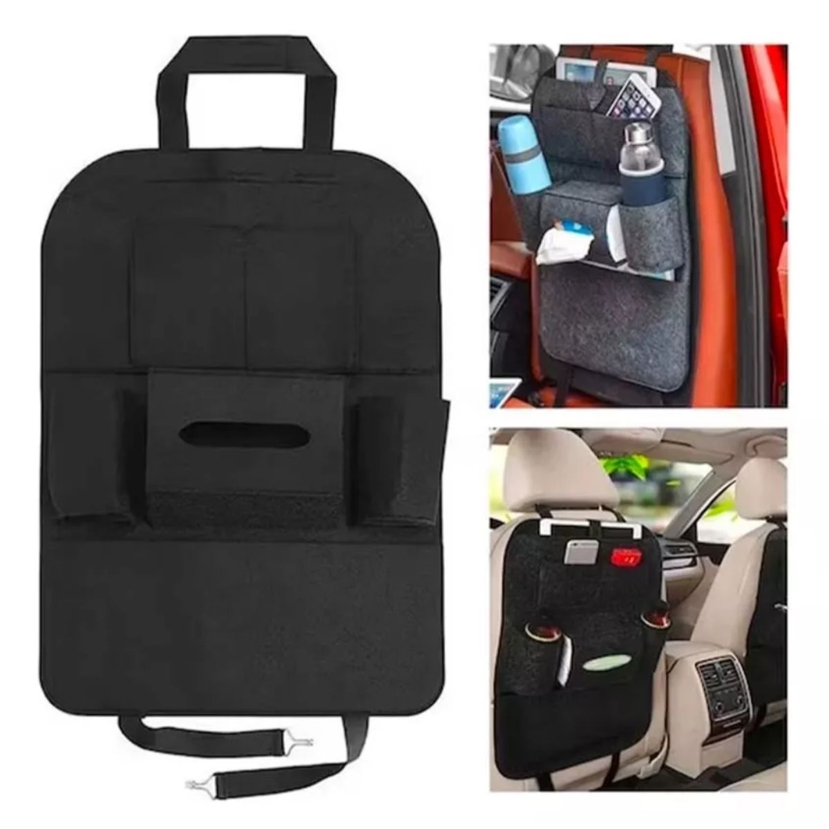 GENERICO - ORGANIZADOR PARA ASIENTO TRASERO DE AUTO