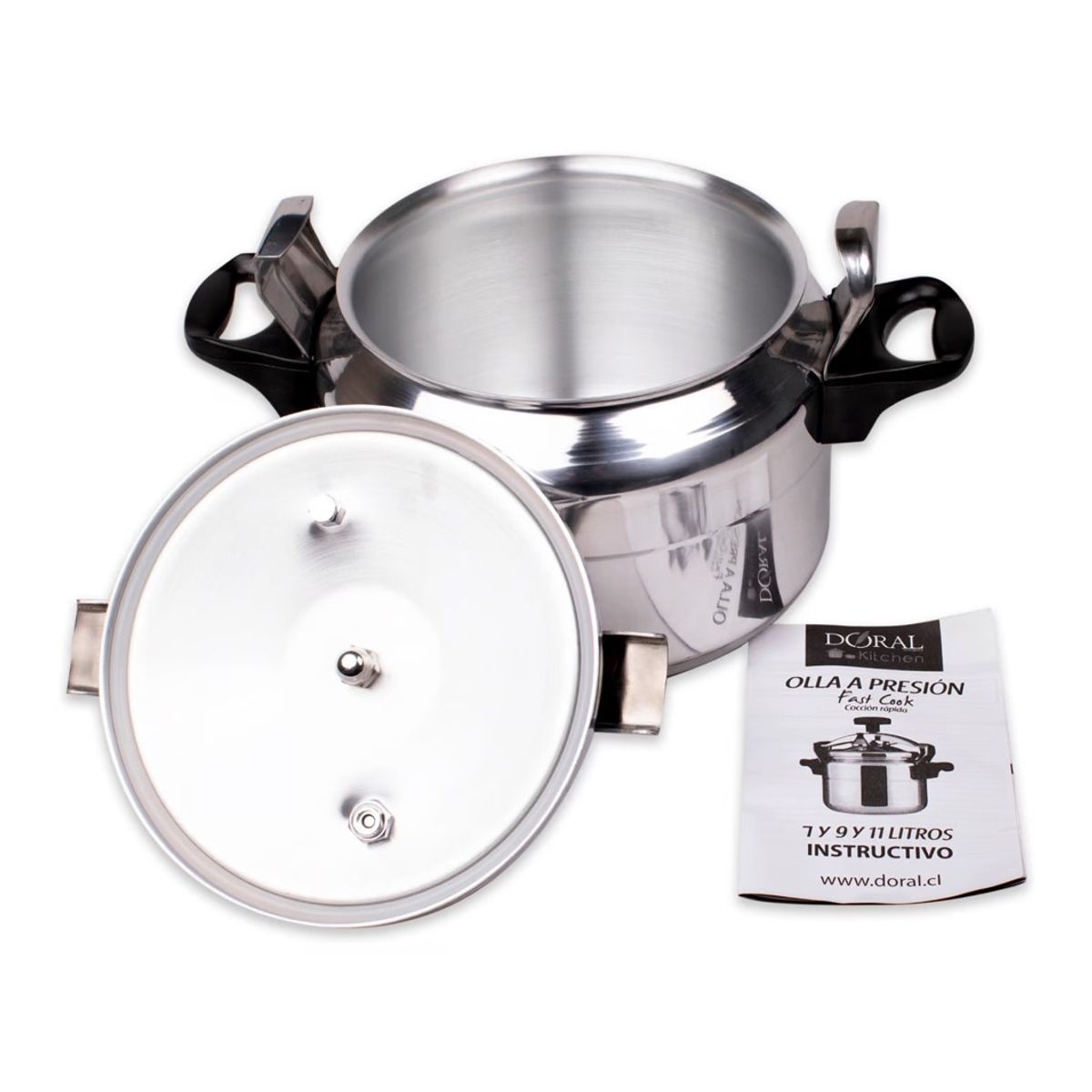 DORAL - Olla a Presión Doral Aluminio 9 Litros