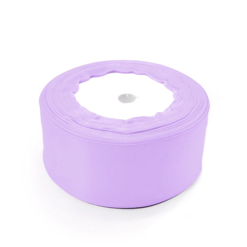 GENERICO - CINTA SATIN 4CMX228M 5PCS LILA X1 UNI