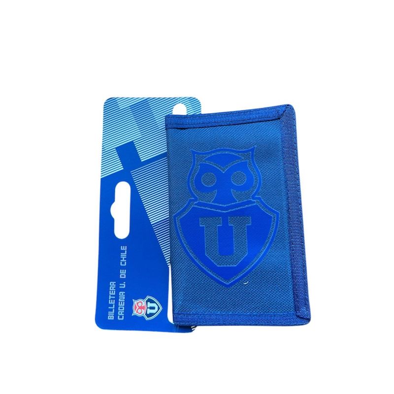 TITANIO - Billetera con Cadena Fanatiko Futbol Universidad de Chile