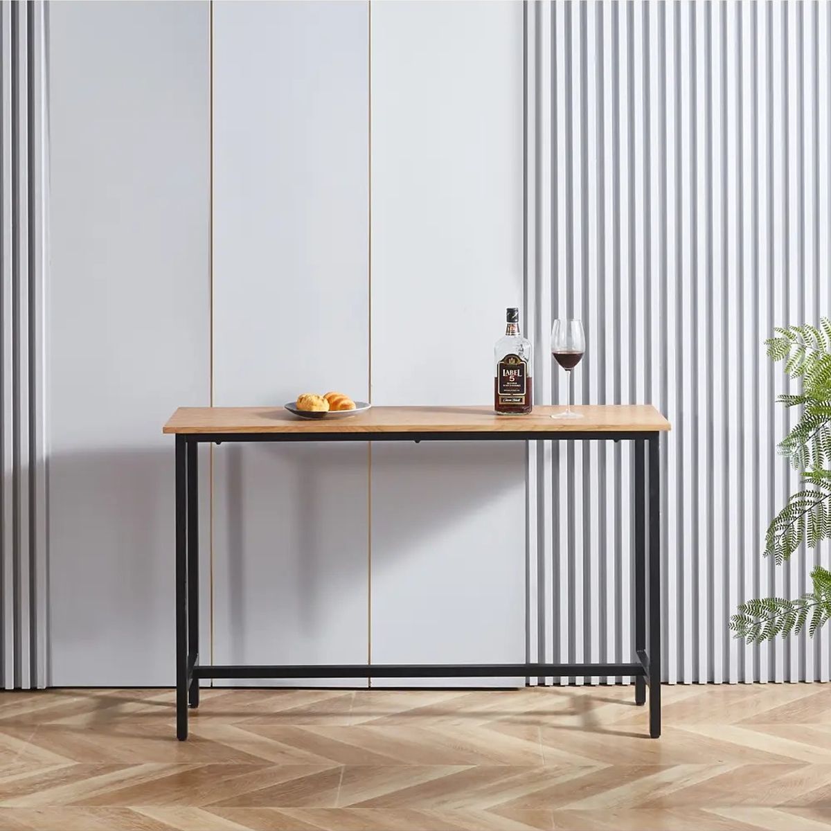 CORI CORI - Mesa de Arrimo o Bar Alta Rustik - Madera Clara