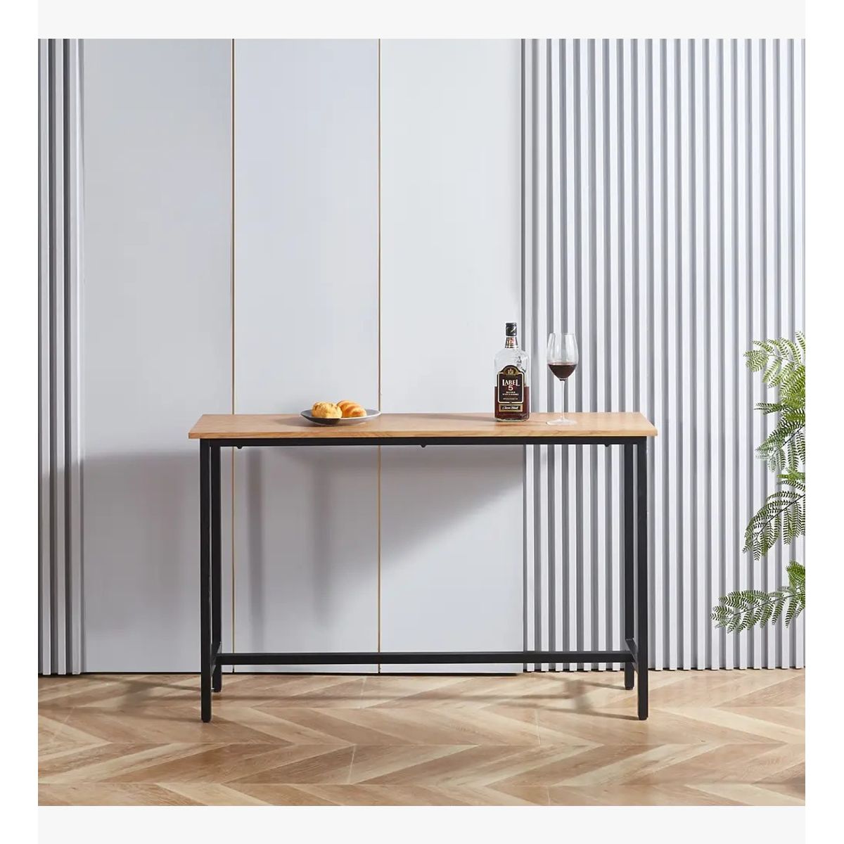 CORI CORI - Mesa de Arrimo o Bar Alta Rustik - Madera Clara