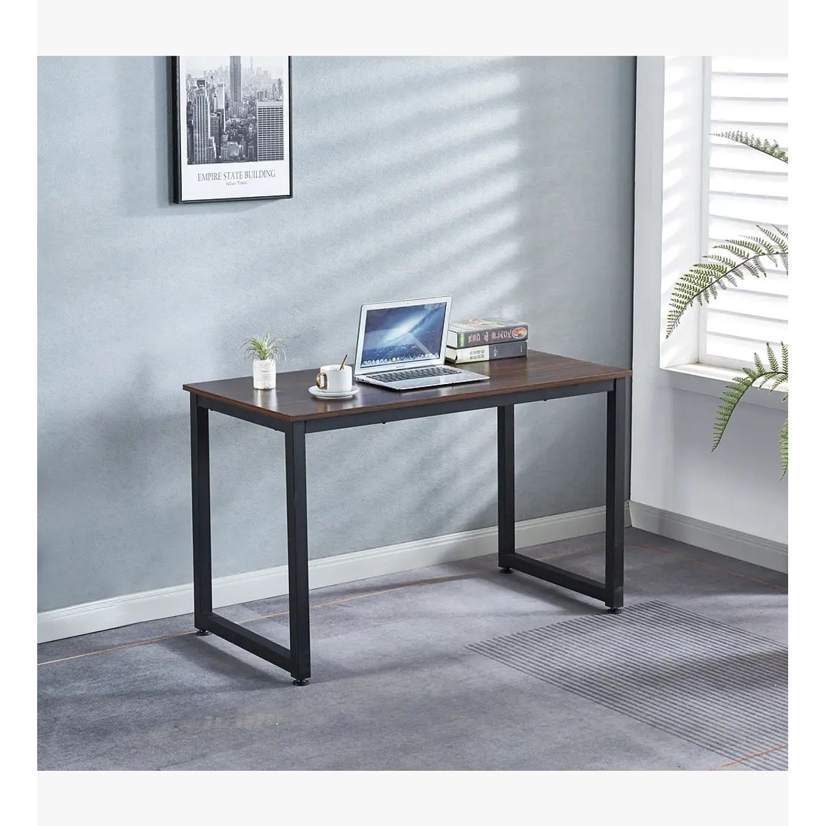 CORI CORI - Escritorio Industrial Home Office - Madera Oscura