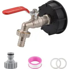KUANGYE - Tapa S60x6 Adaptador Ibc Con Salida 12 + Llave Jardin