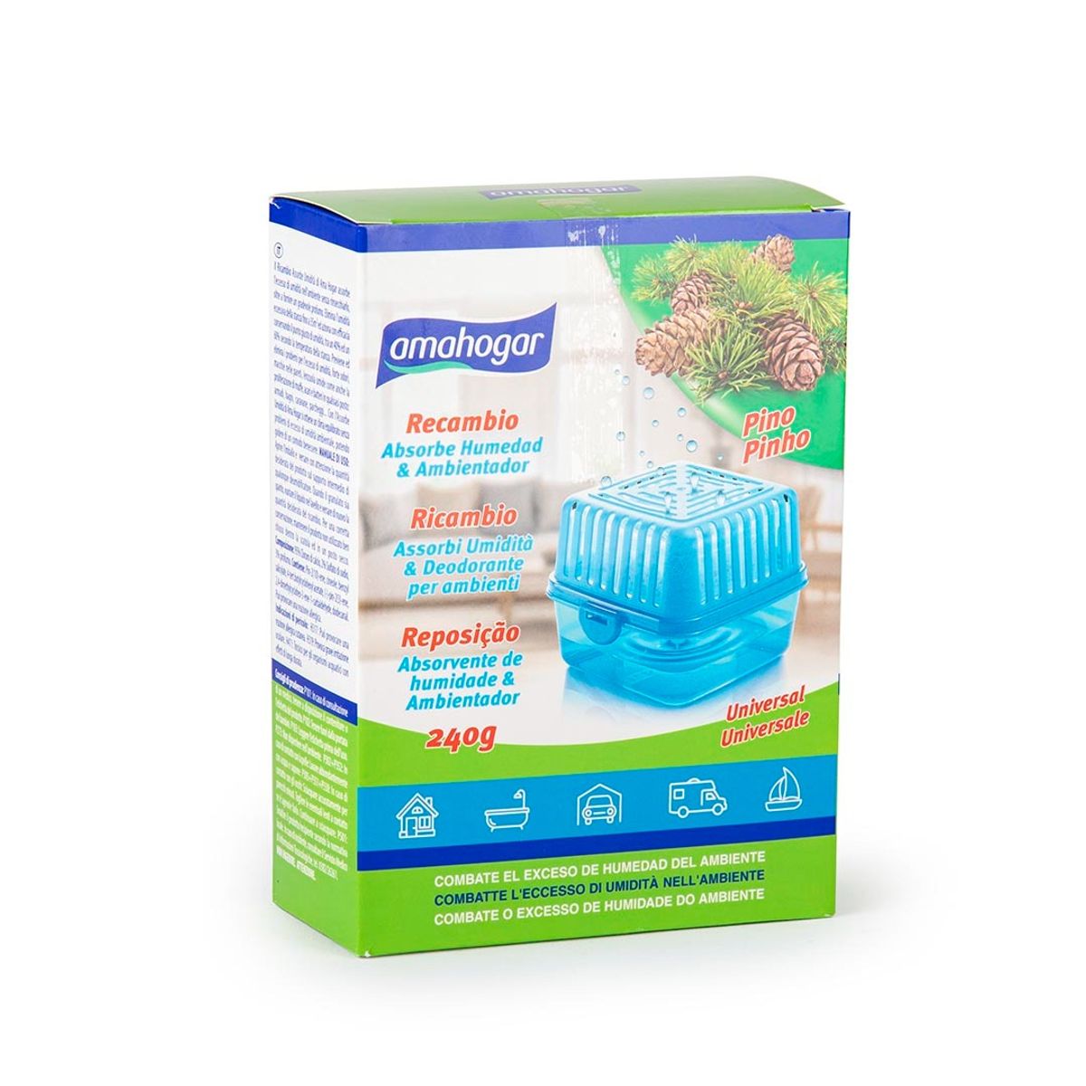 GENERICO - Absorbedor de Humedad  perfumado en Recarga 240gr