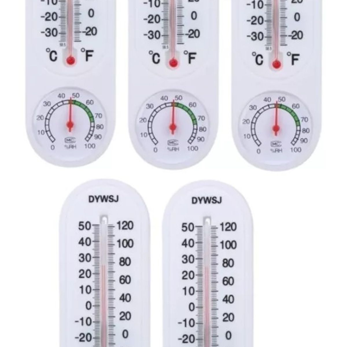 KUANGYE - Pack X5 Termometro De Nevera Refrigerator Congelador Termome