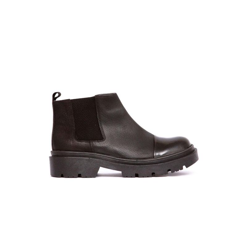 GIANI DAFIRENZE - Botin Mujer De Cuero Celia Negro C1