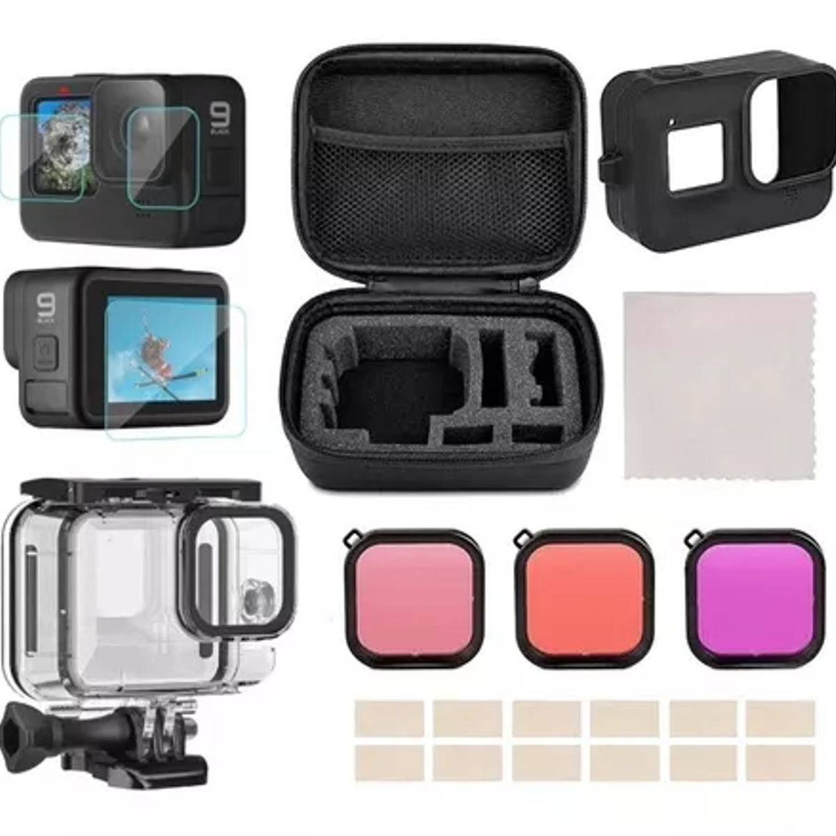 GENERICO - Kit De Accesorios Gopro Hero 9 10 11 12