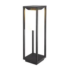 LUMENLUX - Bollard ALBA Solar LED 2,2W 3000K IP54 - Gris Oscuro