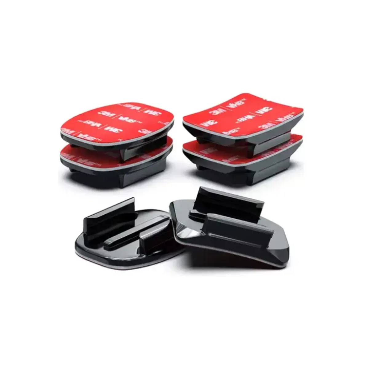 GENERICO - Kit De Soportes Plano Y Curvos Para Gopro