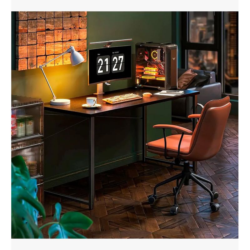 CORI CORI - Escritorio Home Office Resistente Madera Negra 100cm