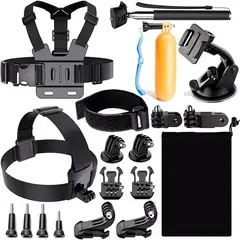 GENERICO - Kit De 19 Accesorios Para Gopro Hero 4 5 6 7 8 9 10 11 12