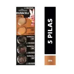 DURACELL - Pila Cr2016 De Boton 5 Unidades