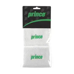 GENERICO - Muñequera Prince Logo BlancaVerde X2 Tenis Padel