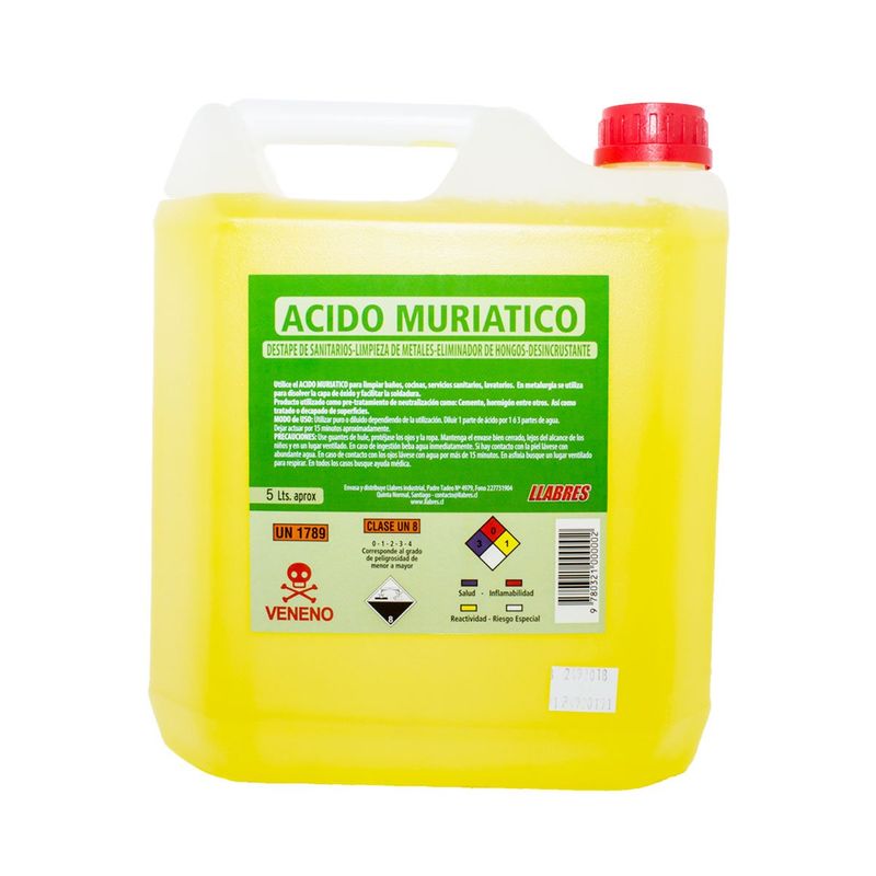 GENERICO - Ácido Muriático 5 L Llabres