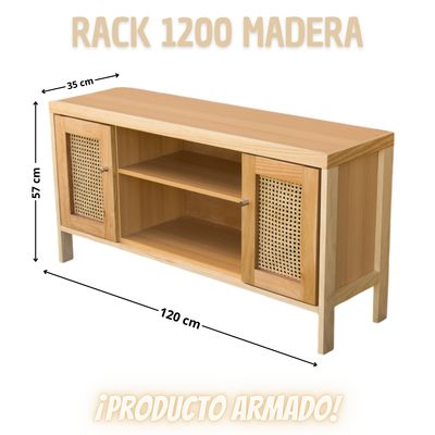 Imagen 2 del producto Rack tv 1200 Madera Natural
