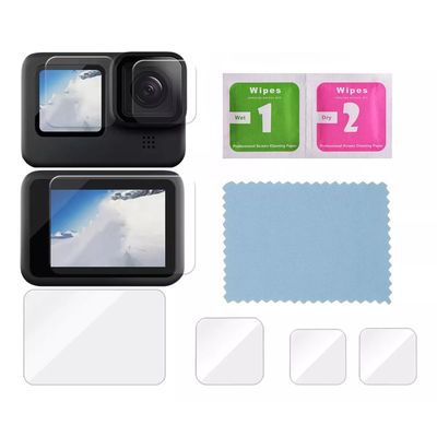 Imagen 2 del producto Set De Láminas Protectoras De Vidrio Templado Gopro Hero 8