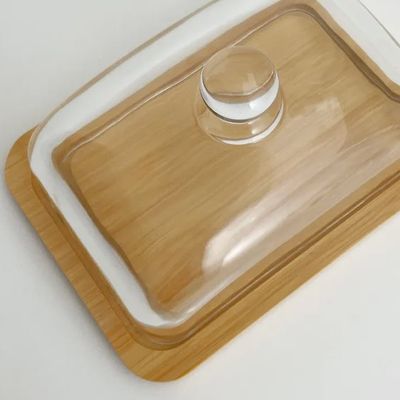Imagen 2 del producto Mantequillera Wood Vidrio