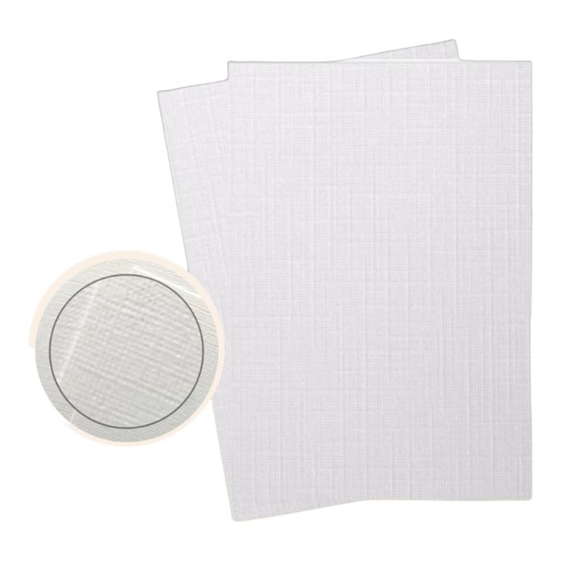 GENERICO - OPALINA 200GR TEXTURA TELA HILADA CARTA  50HOJAS