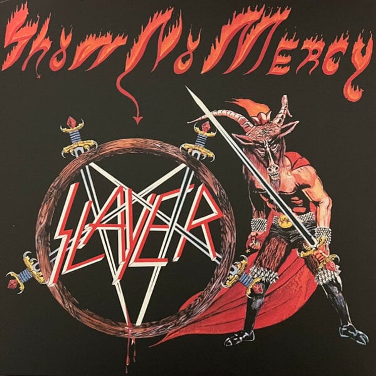 DISCOS A&D - Slayer - Show No Mercy Original Artwork