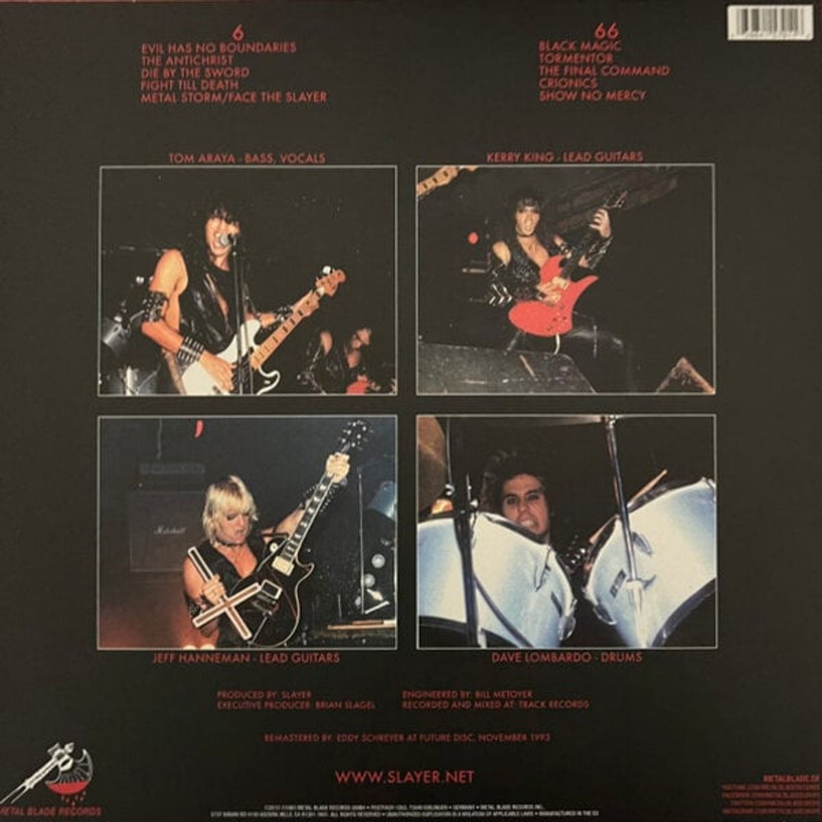 DISCOS A&D - Slayer - Show No Mercy Original Artwork