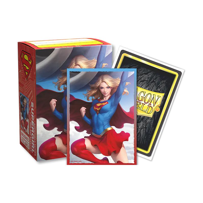Dragon Shield - Protector de cartas 100 - Standard Brushed Art Supergirl