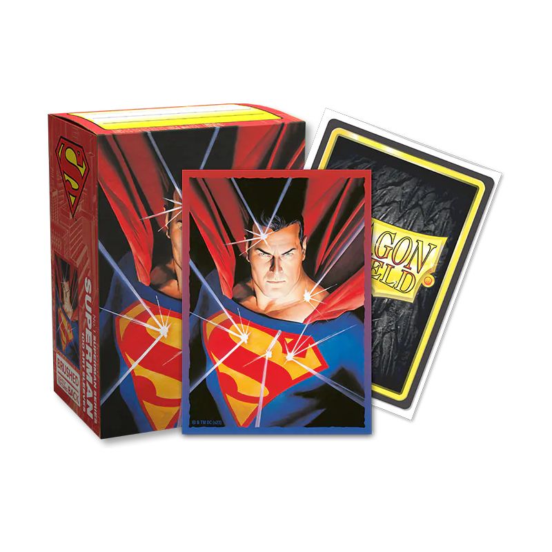 Dragon Shield - Protector de cartas 100 - Standard Brushed Art Superman 1