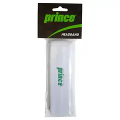 GENERICO - Cintillo Prince Blanco Logo Verde Tenis Padel