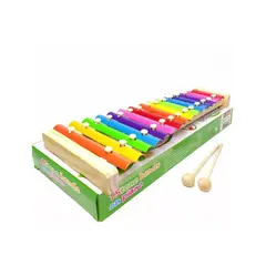 GENERICO - Xilófono Didáctico De Madera 15 Notas Musical Educativo NV