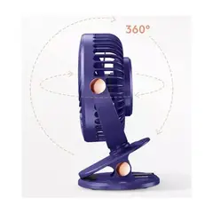 GENERICO - Mini Ventilador Portátil Recargable Usb Con Pinza
