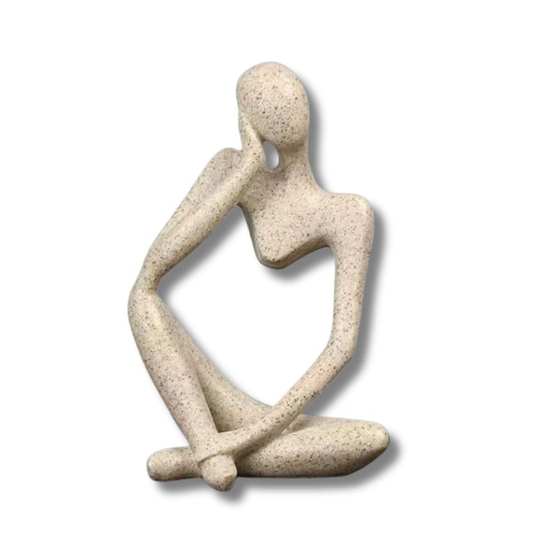 GENERICO - Escultura Estatua Zen Pensador Abstracto Elegante Moderna