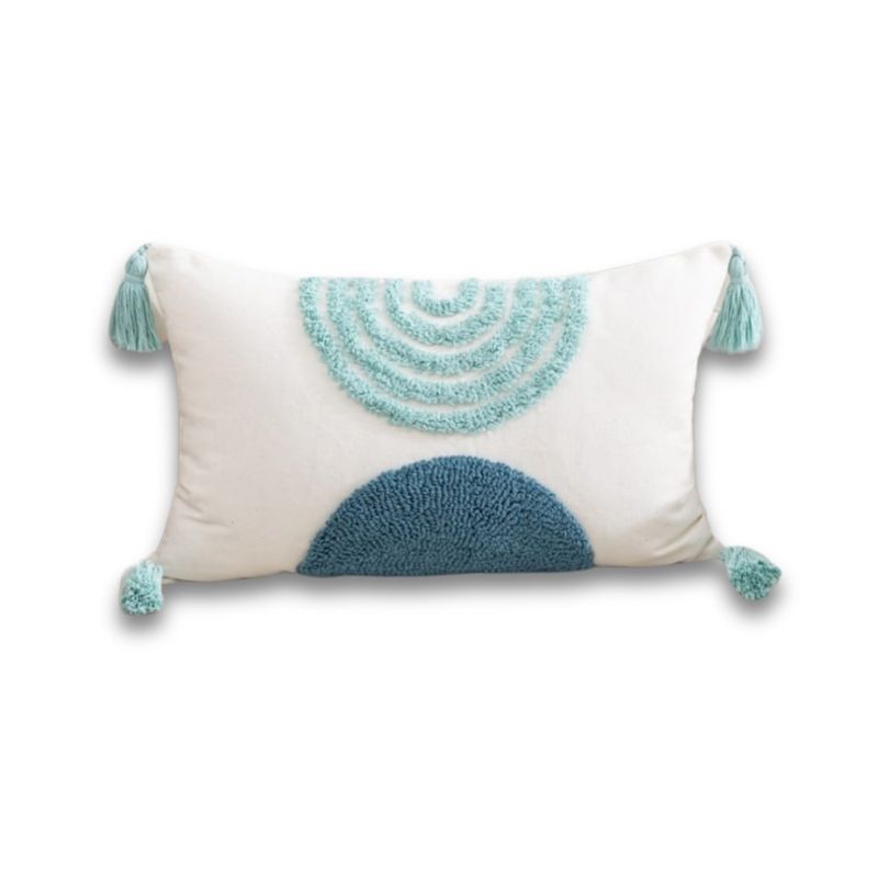 GENERICO - Funda De Cojin Boho Circulo Marino 30x50
