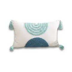 GENERICO - Funda De Cojin Boho Circulo Marino 30x50