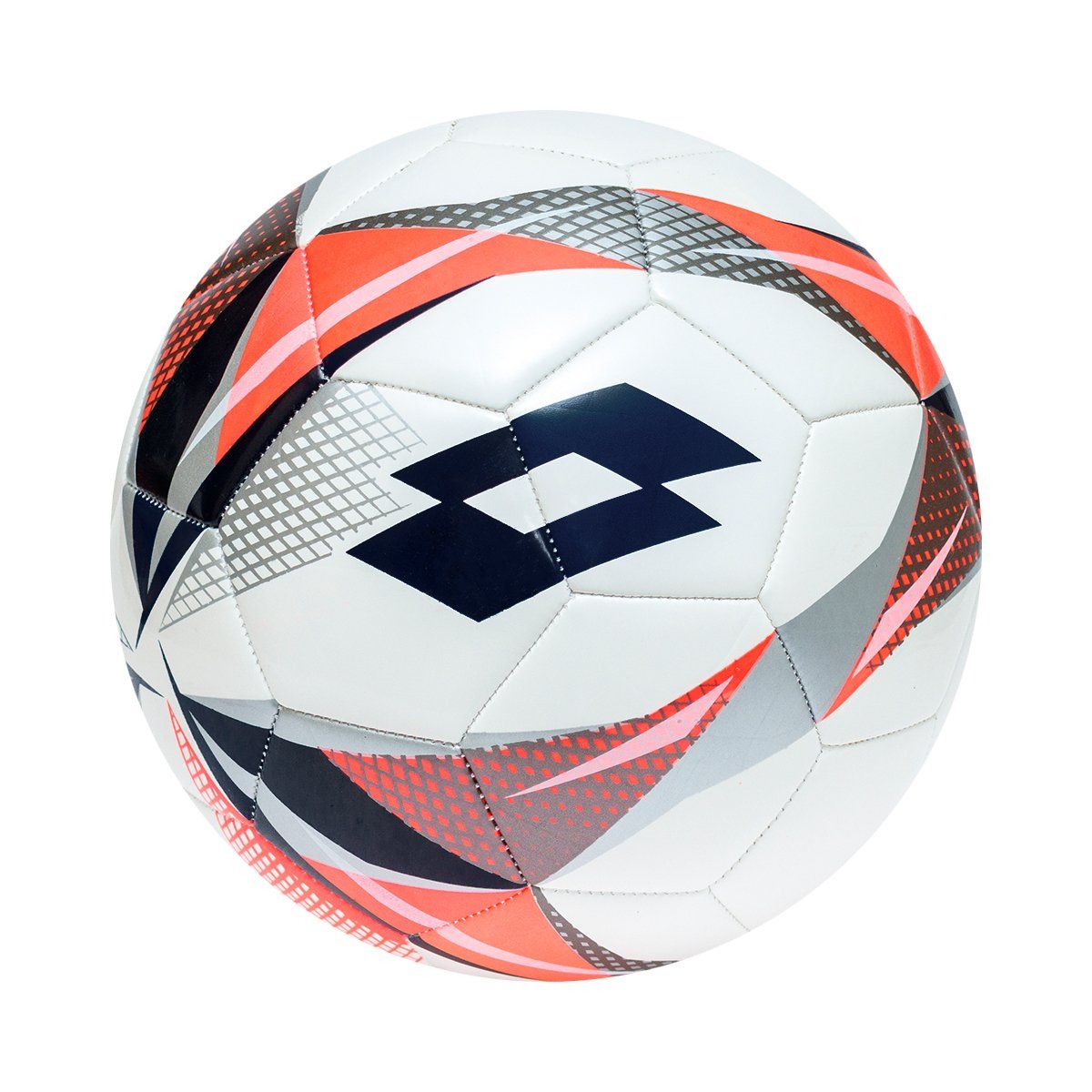 LOTTO - Balón de Fútbol  900 Nro 5 Blanco-Rojo-Negro-Unisex