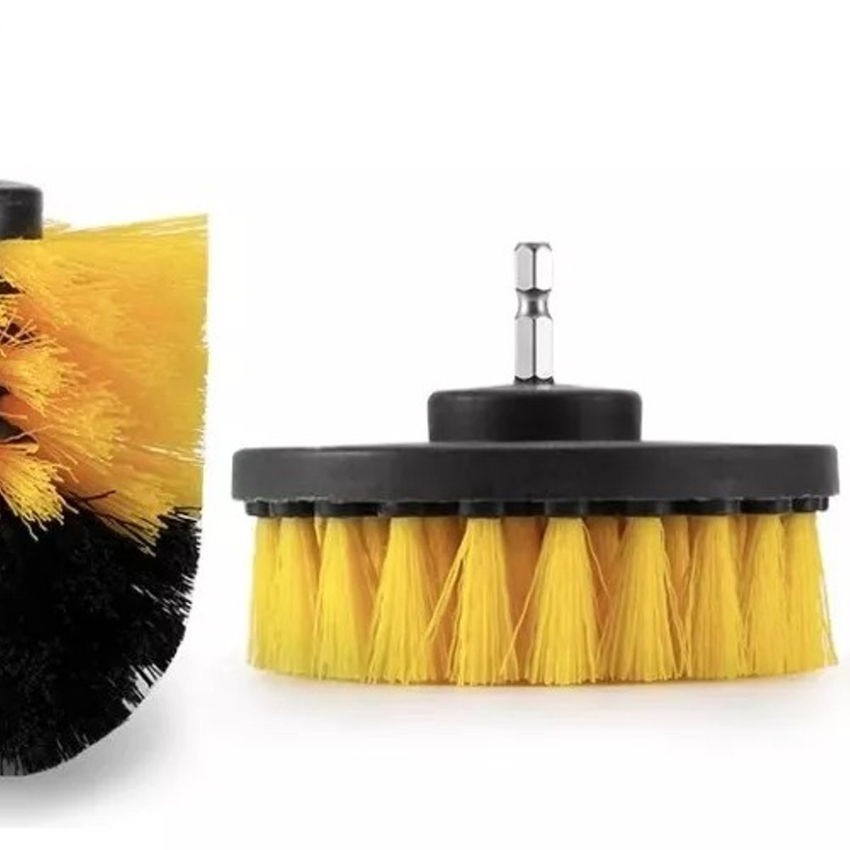 GENERICO - Kit De 3 Cepillos Para Taladro Lava Tapiz Baños Cocina X L