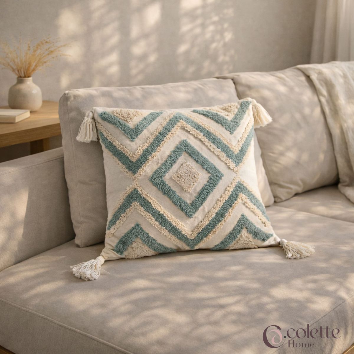 COLETTE - Funda De Cojin Boho Marroqui 45x45