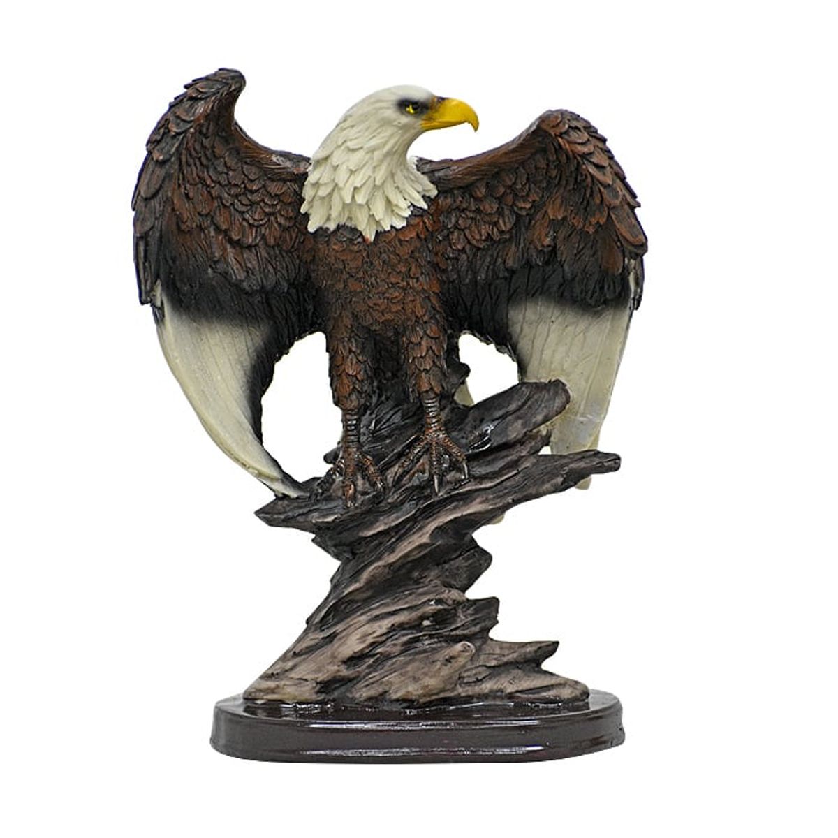MSA MUEBLES SANTA ANA - Figura Águila Calva sobre roca