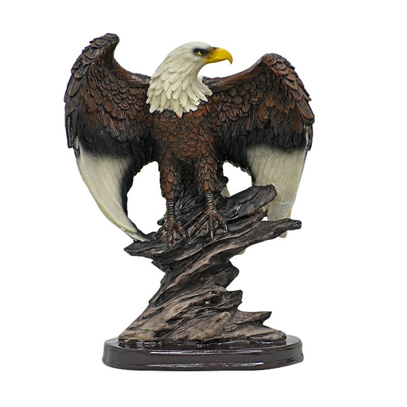 GENERICO - Figura Águila Calva sobre roca