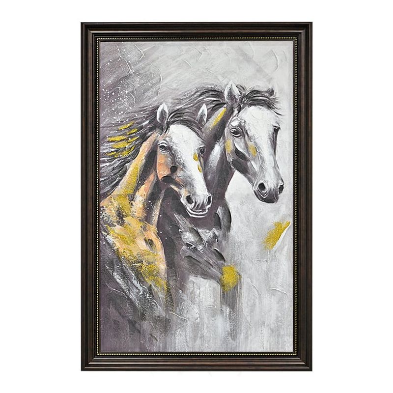 GENERICO - Cuadro Caballo Marco Premium