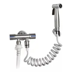 TIOZONEY - Ducha Bidet Árabe Kit Completo Inodoro Acero Inoxidable